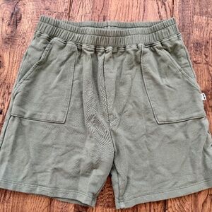 Little Sleepies Moss Shorts Boys Size 10 Bamboo Pull On
